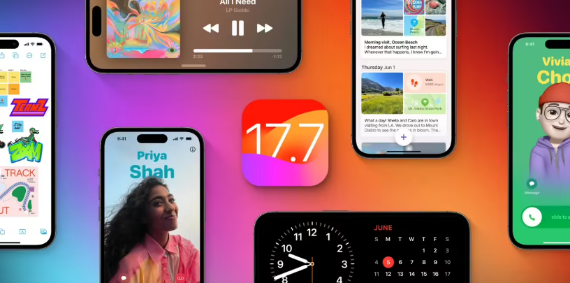 青白江苹果手机维修分享苹果 iOS / iPadOS 17.7.1 正式版推送 